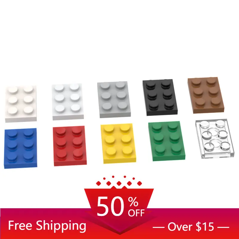 10PCS Bricks Compatible Assembles Particles 3021 2x3 For Building Blocks Parts DIY Story Educational  Parts Toys