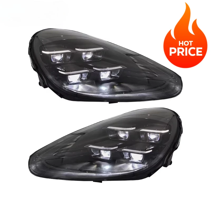 

Hot sale! Car Headlamp 2015 2016 2017 958.2 92A Upgrade to 2024 PDLS Style Led Headlights for Porsche Cayenne 958