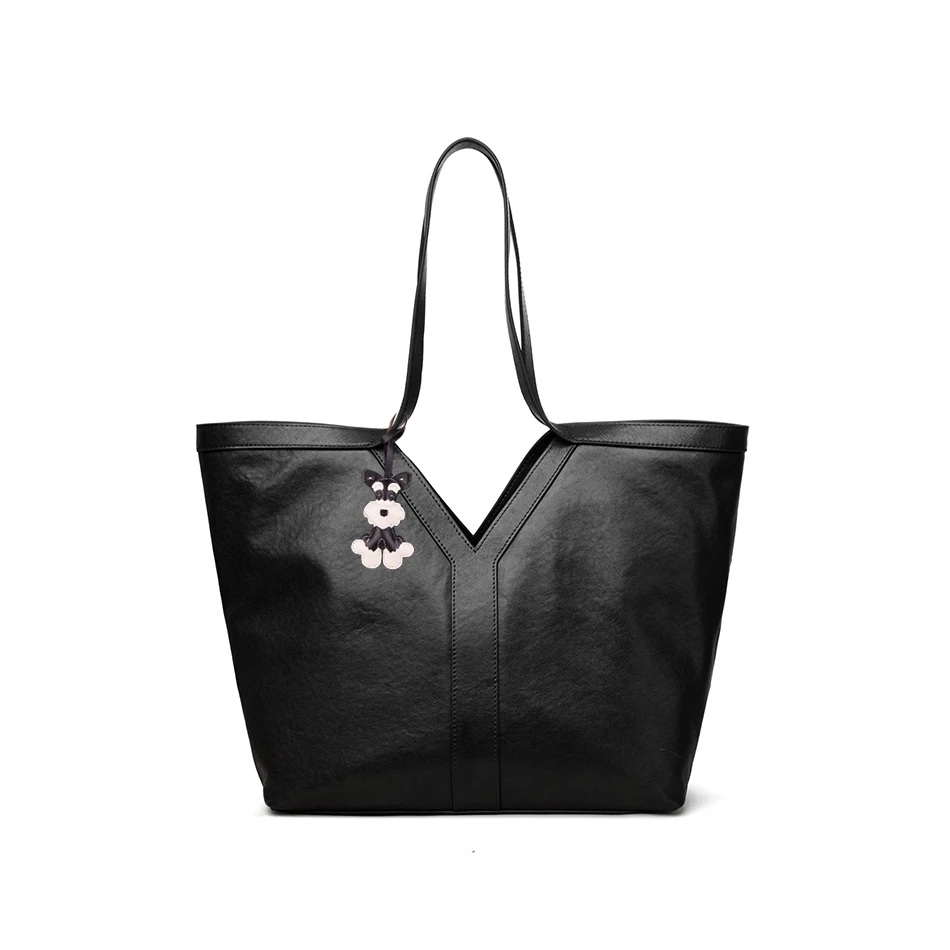 

Модная большая вместительная сумка-тоут, новинка 2025 года, пригородная сумка на плечо, экологически чистая сумка из искусственной кожи, высококачественная повседневная женская сумка на плечо