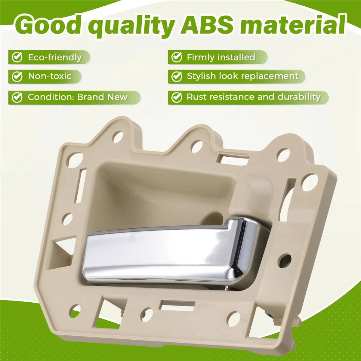 

# 760K внутренняя дверная ручка автомобиля для Jeep Grand Cherokee 2005-2011 передняя правая 1JV461J3AA (бежевый и хромированный)