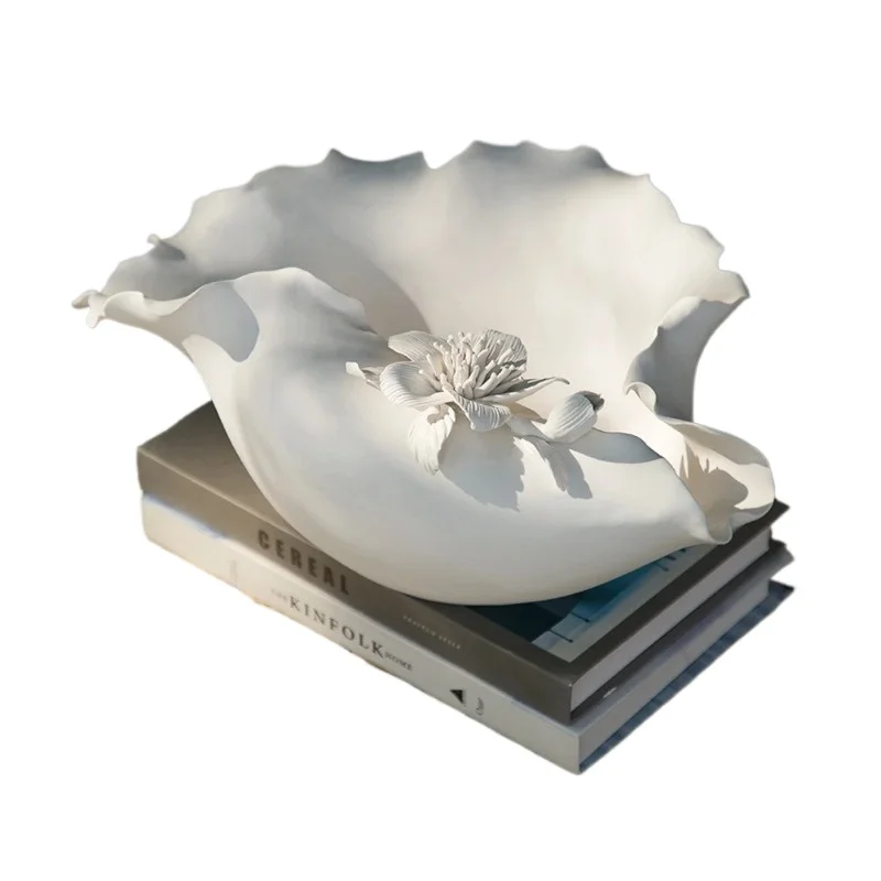 

Handmade ceramic fruit bowl decoration home decoration board flower Chaozhou ceramics