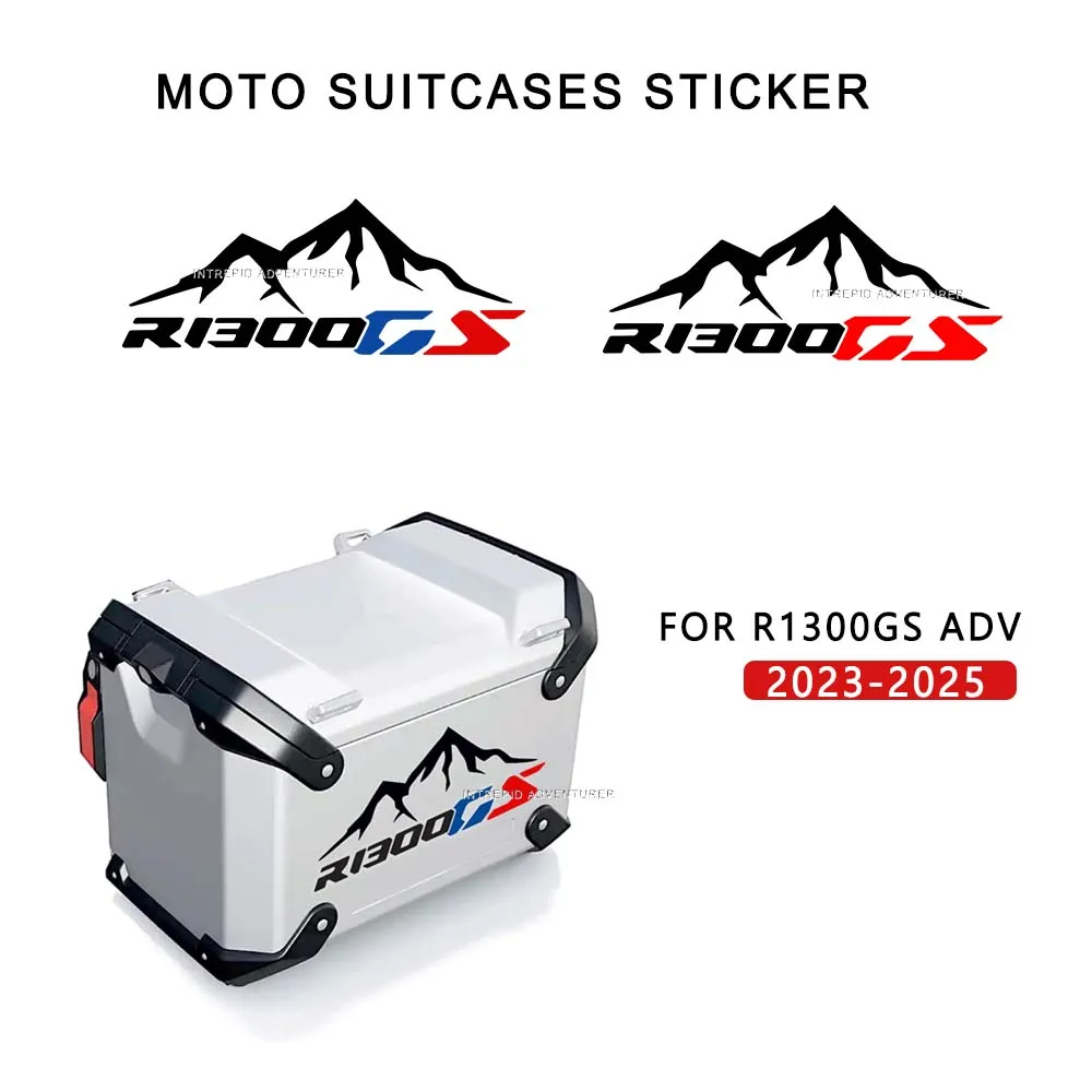 

For BMW R1300GS R 1300 gs TRIPLE BLACK Adventure Racing Motorcycle Trunk Sticker Decoration Deca