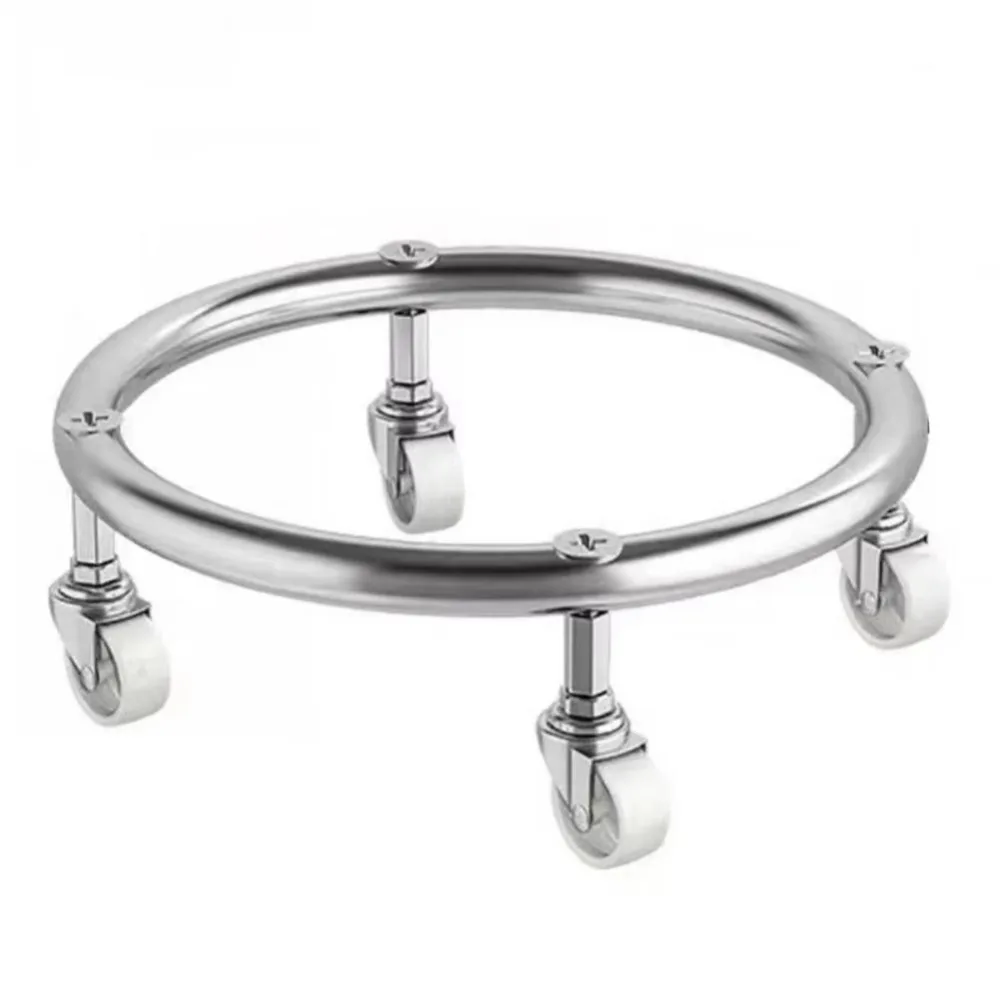 

Мобильная подставка для газовых баллонов из нержавеющей стали на колесах с поворотными роликами, базовая плита для паллет