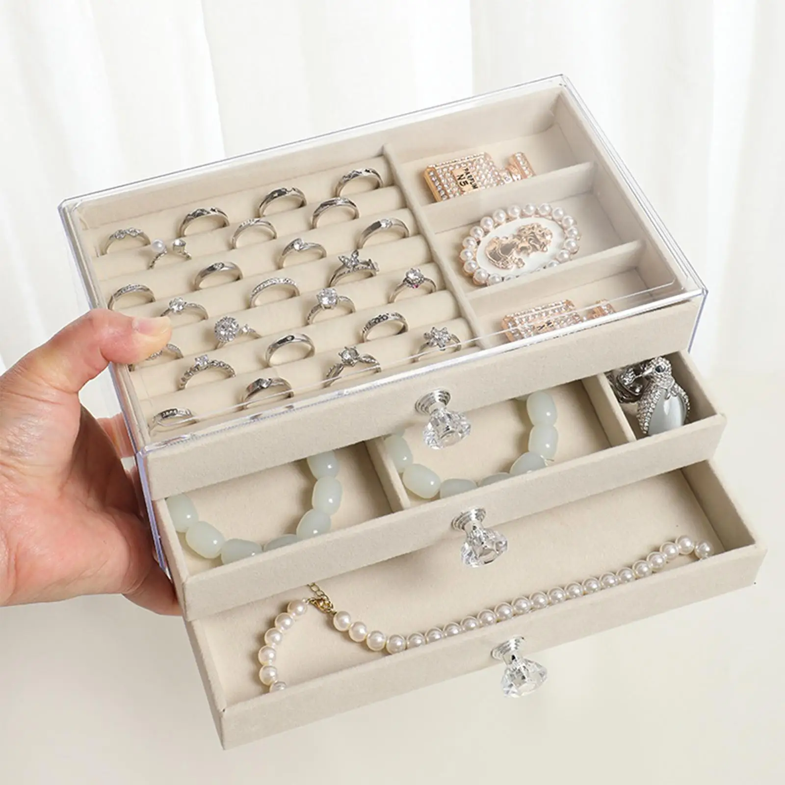 portagioie-con-vassoio-portaoggetti-rivestimento-in-velluto-3-livelli-ideale-per-orecchini-anelli-collane-e-bracciali-perfetto-come-regalo-di-natale-per-la-mamma