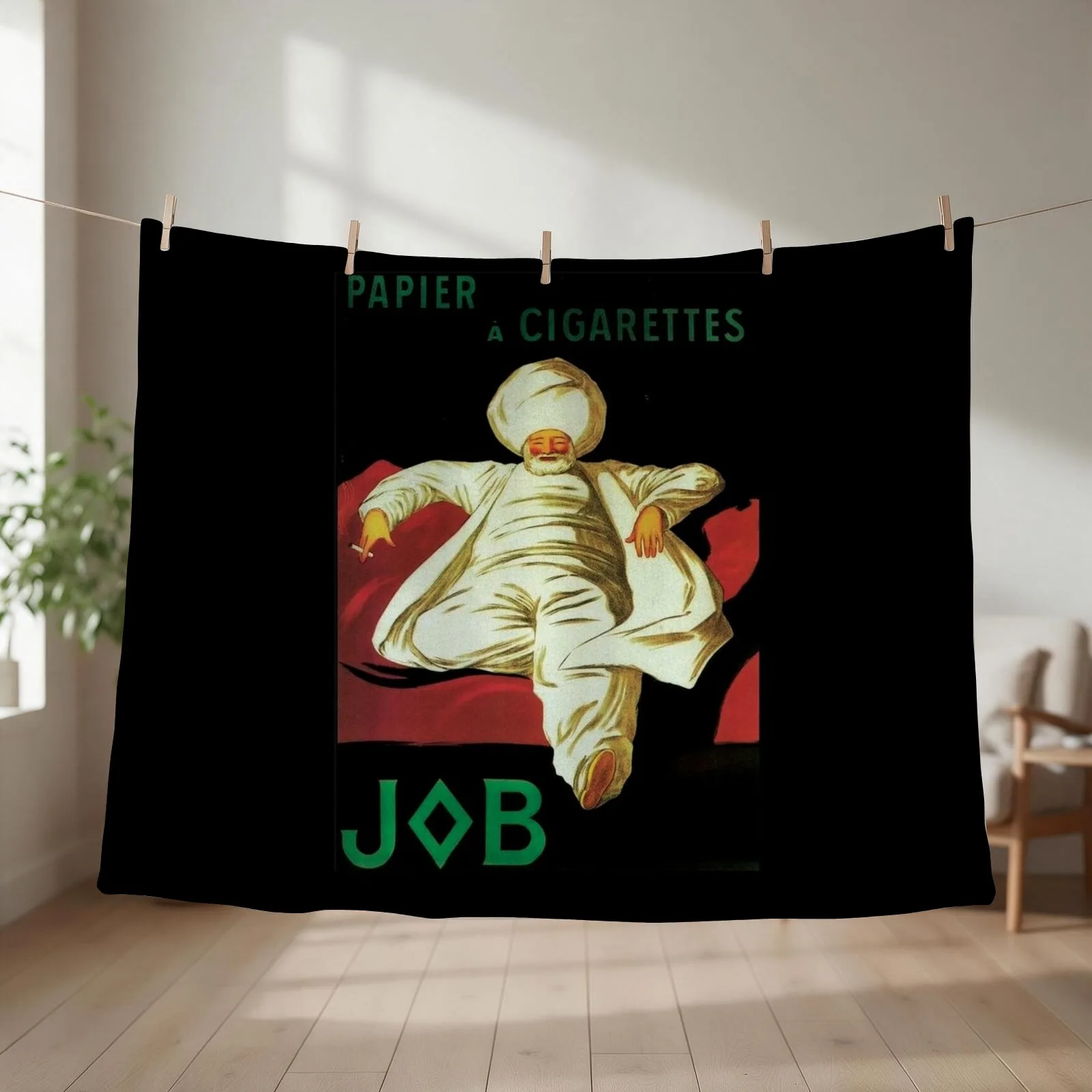 Leonetto Cappiello Job Papier A Cigarettes Throw Blanket halloween Bed covers Cute sofa bed Blankets