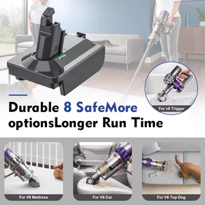 Adaptor untuk Makita / Milwaukee / Dewalt Konverter Baterai Lithium 18V ke Alat Penyedot Debu Seri Dyson V6 V7 V8 DC58/SV10 / SV1 6 adaptor baterai dyson penjualan terbaik - №