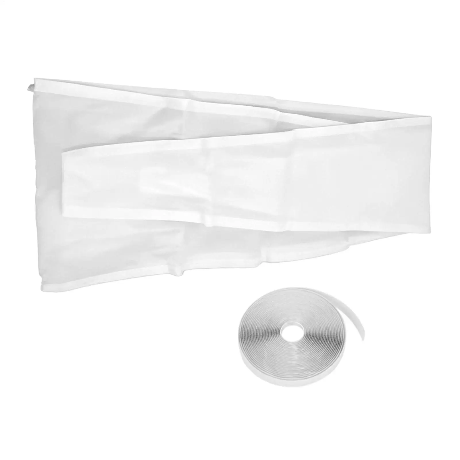 Window Seal For Air Conditioner Zipper Waterproof Windproof Hot Air Stop Air Exchange Guards For Bedroom Living Room Garage