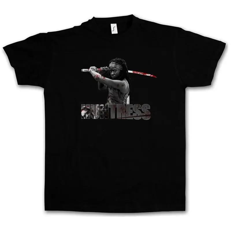 HUNTRESS MICHONNE T SHIRT The Walking Walkers Zombie Daryl Dixon Dead