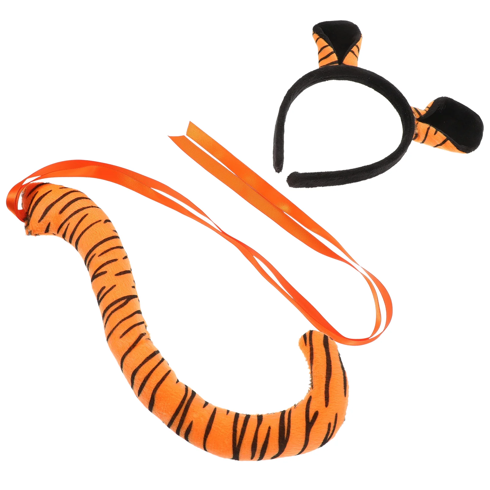 Accesorios de Cosplay de tigre, orejas de animales de dibujos animados, accesorios de disfraz de animales de peluche para