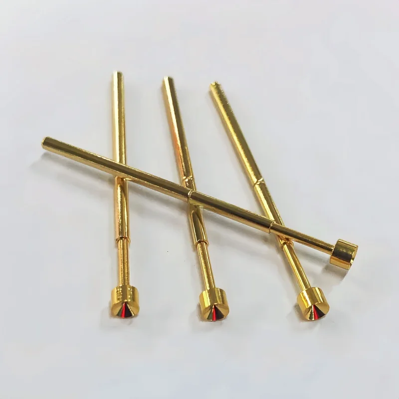 20/100PCS PA100-A6 Spring Test Probe Test Pin Test Circuit Board 33.35mm P100-A Nickel-Plated Head Dia 3mm Pogo Pin Tool P100-A6
