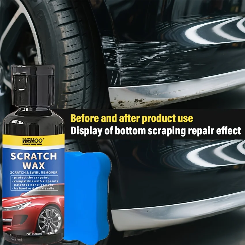 Car Scratch Remover, Scratch Repair Kit Car Wax ,Stainless Steel, Plastic, Windscreen Interior Exterior Fine Scratches, Swirls