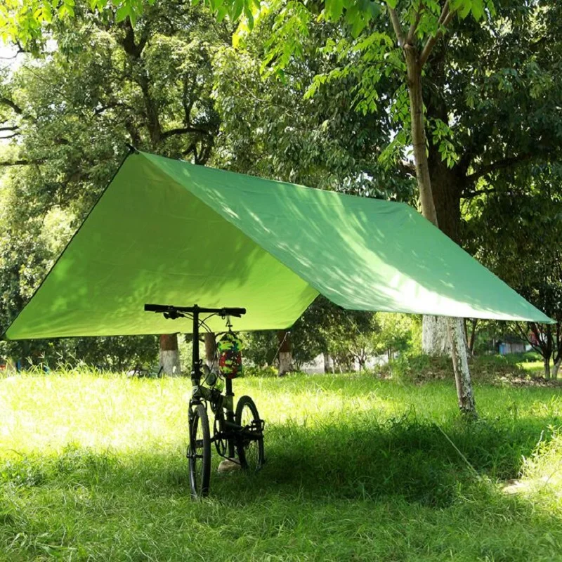 Ultralight Sun Shelter Camping Mat Beach Tent Pergola Awning Canopy 210T Taffeta Tarp Sunshelter Awning Equipment 300x300cm