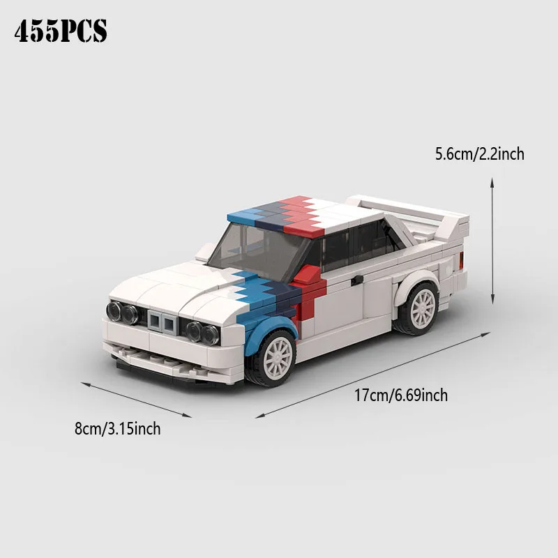 

455 шт. MOC Speed Champions гоночный автомобиль строительные блоки наборы игрушек, спортивные модели гаражные наборы строительные блоки, игрушки из кирпичей «сделай сам»