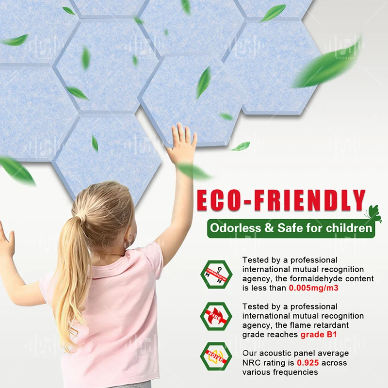 Imagem -02 - Painel Acústico de Isolamento do Teto Home Studio Sound Absorbing Wall Stickers Ktv Acoustic Stickers Vedação da Porta 12 Pcs