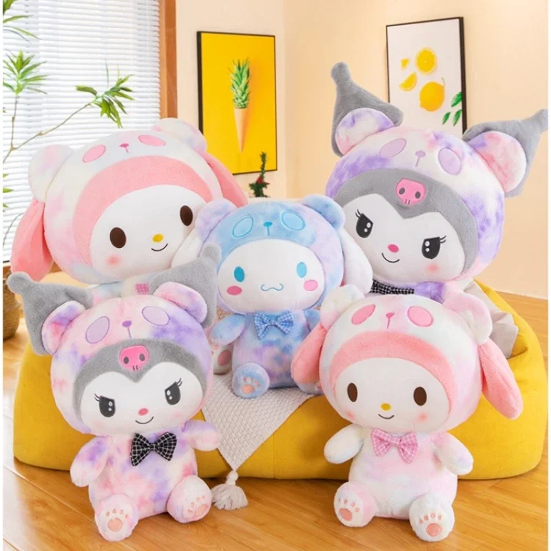 Kawaii Sanrio 60CM Plush Dolls Kuromi Hello Kitty Melody Cinnamoroll Plush Soft Stuffed Animals Dolls Plushie Pillow Xmas Gifts