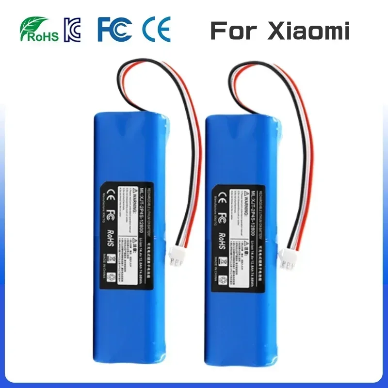 

upgradation Rechargeable Li-ion Battery 14.4V 12.8Ah For XiaoMi Lydsto R1 Robot Vacuum Cleaner R1 Battery Pack with Capacity