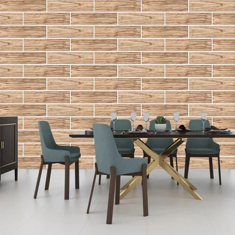 

Classic Retro Style Wood Plank Texture Photo Wallpaper for Bedroom Living Room Background Wall Decor Custom Size 3D Mural Paper