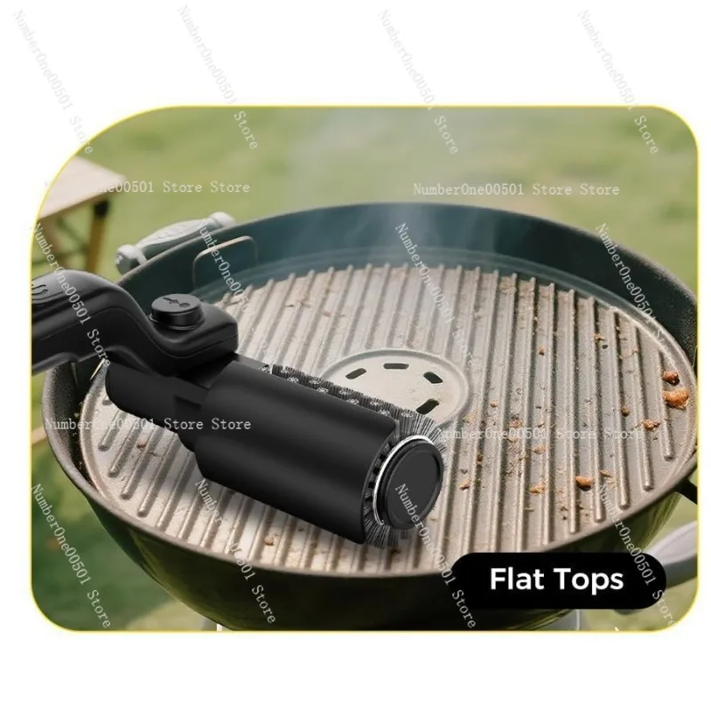 

Portable Electric BBQ Brush For Grill Heavy Oil Stain Cleaning Tool For Outdoor Activities