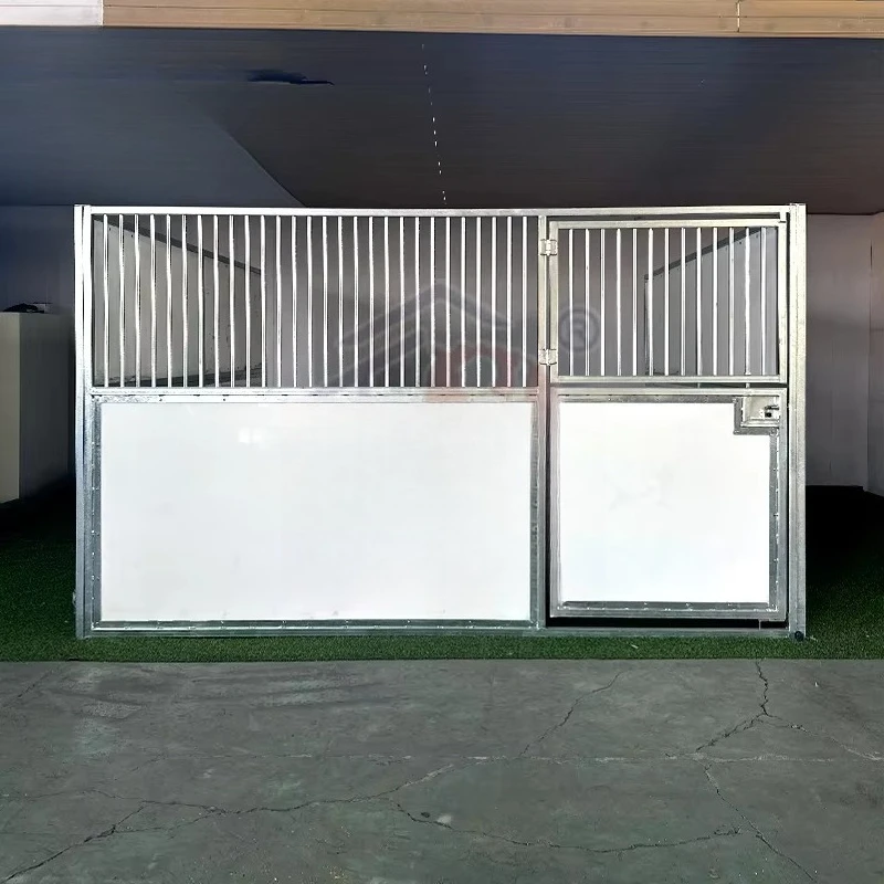 Economical Light Weight Portable Horse Stables Stall Boxes Infill PVC Vinyl Cloth Horse Shelter with Roof
