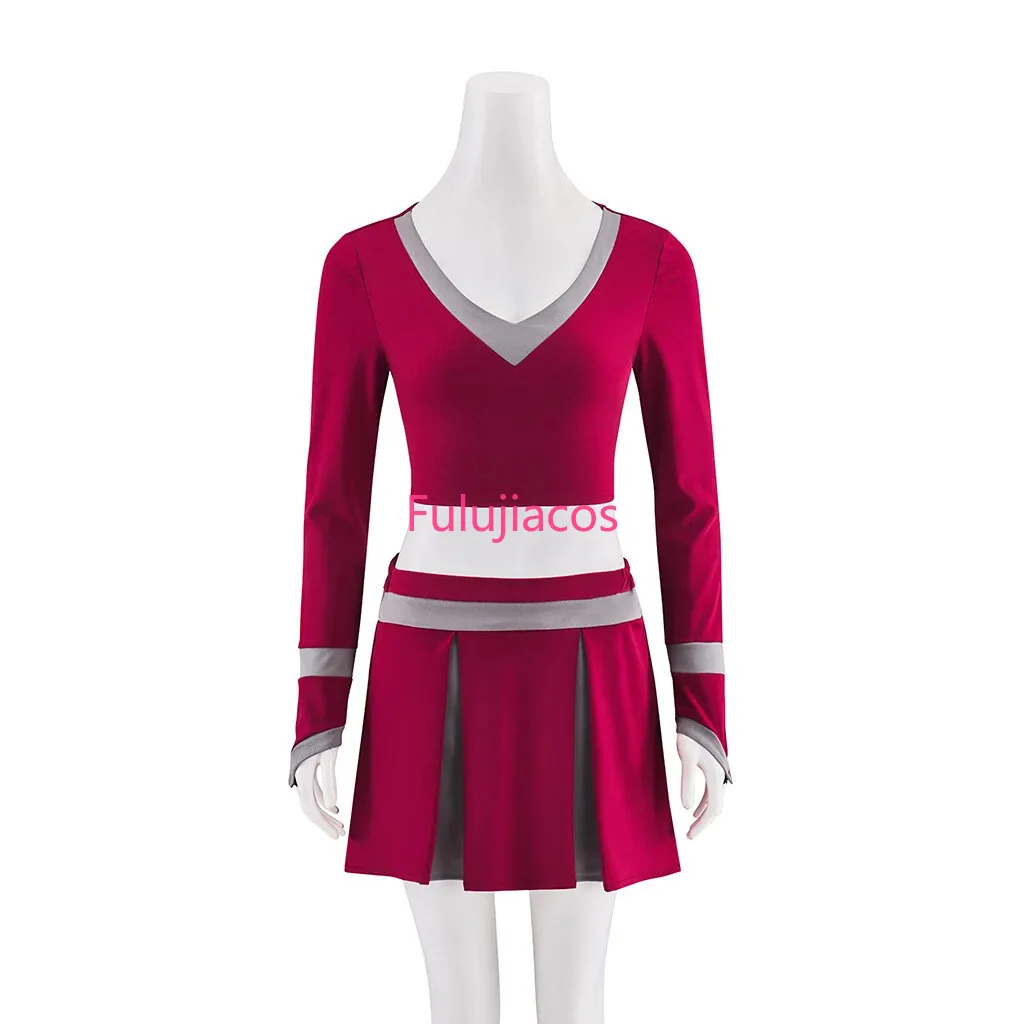 

Megan Fox Cheerleader Costume Jennifer Red Crop Top Mini Skirts