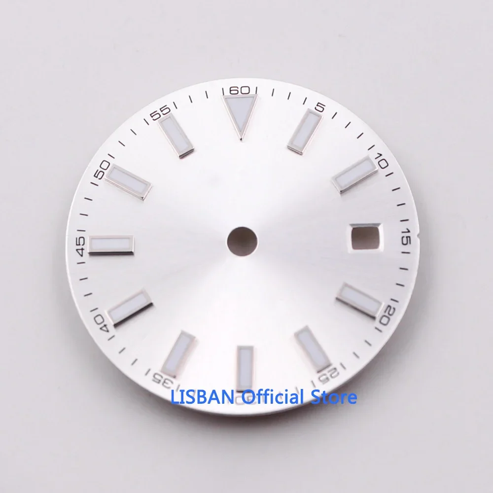 29.2mm Bliger sterile bright blue /white /black Dial fit ETA 2836/2824 DG2813/3804 Miyota 82Series movement