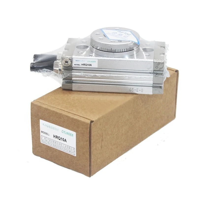 HRQ-2/3/7/10/20/30/50/70/100/200A Rotary Cylinder Rotatable 180°/90° Steering Air Pneumatic Cylinders Piston