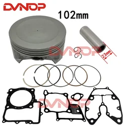 102mm Piston Or Rings Fit Honda TRX680 TRX Fourtrax Rincon GPScape 680 MUV Deluxe SXS Pioneer Big Red 700 12100-HN8-A60 /61