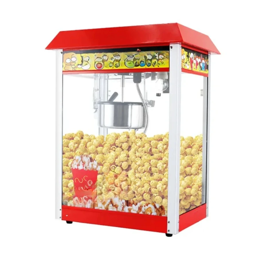 Commercial Round Pop Corn Making Maker Customized Popcorn Machine Popcorn Machine 20 Oz Kettle Popcorn Machine