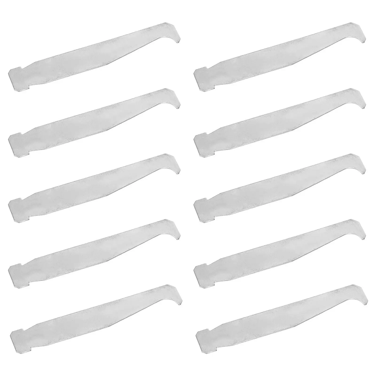 10Pcs Chainsaw Guide Bar Groove Cleaner Hardened Rail Cleaning Hook No Disassembly Chain Bar Tool for Quick Forestry Garden