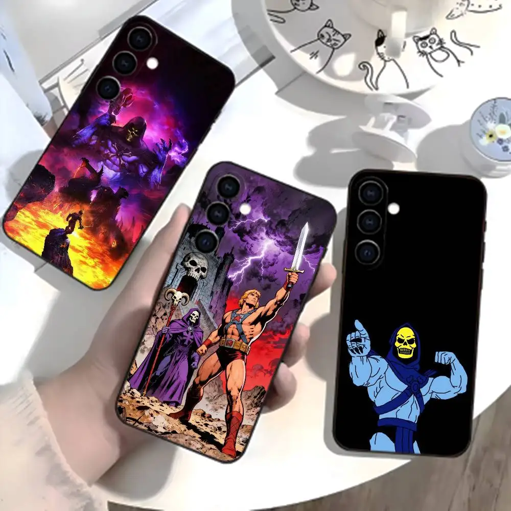

P-MOTU He-Man Phone Case For Samsung Galaxy A73,A72,A71,A70,A52,A51 Others Soft Black Cover