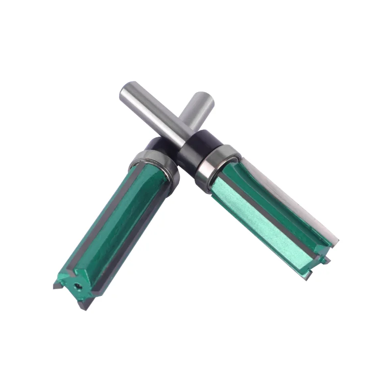 8MM 12MM Shank Green Yellow Z4 Pattern Router Bits fresa per la lavorazione del legno per fresa frontale fresa in metallo duro fresa