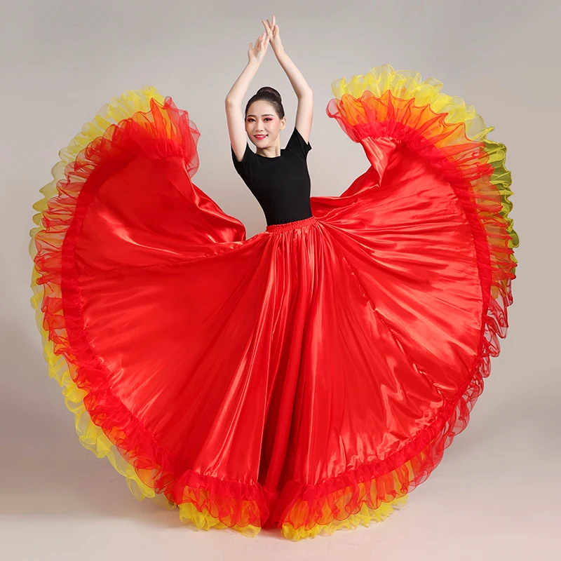 2022 practice Dress Dance Performance dress women\'s skirt long skirt large swing skirt dance costume Performance clothes