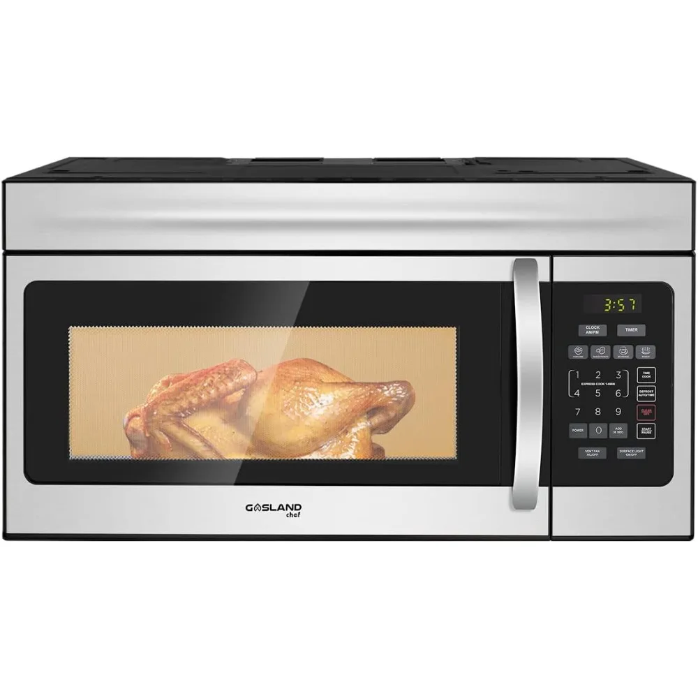 

30 Inch Over-the-Range Microwave Oven, Chef OTR1603S Over The Stove Microwave Oven with 1.6 Cu. Ft. Capacity,