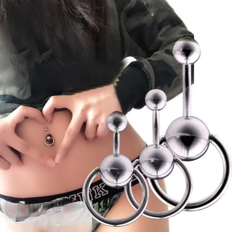 Sexy Ball Surgical Steel Navel Piercing Sexy Belly Piercing Ombligo Belly Button Rings Nombril Navel Ring Earrings Body Jewelry