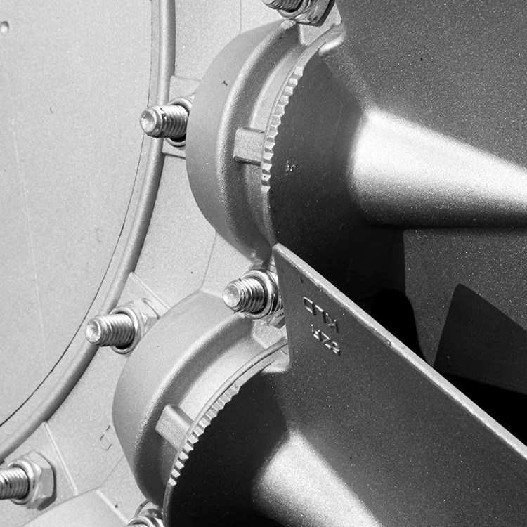 Aluminium Alloy 16 Blades Axial Blade Impeller Condenser Fan Factory Industrial Adjustable Axial