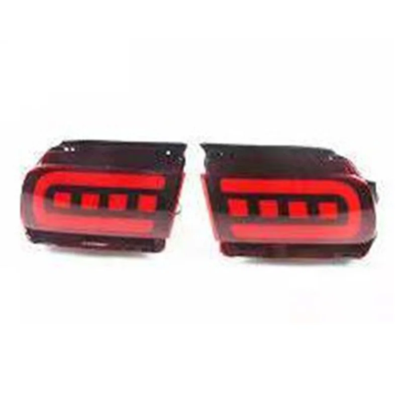 2PCS LED Reflector Rear Bumper Tail Light  For Toyota Land Cruiser Prado 2010-19 w/ Dynamic Sequential Turn Signal Brake Light