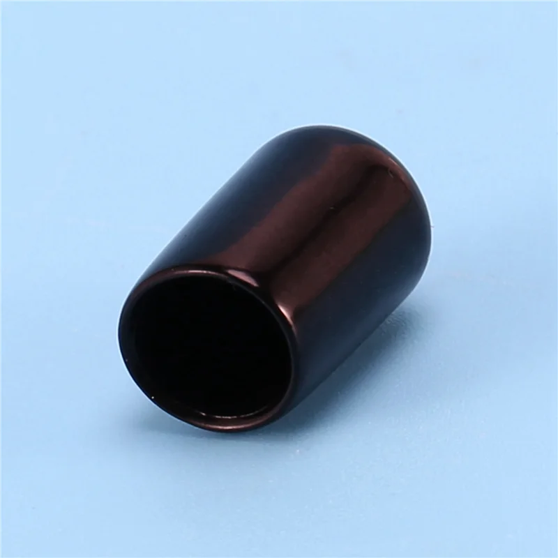 ABGR-1000 قطعة قبعات نهاية مطاطية 9.5 مللي متر ID بولي كلوريد الفينيل أنبوب دائري غطاء تغليف المسمار الموضوع حماة الأسود