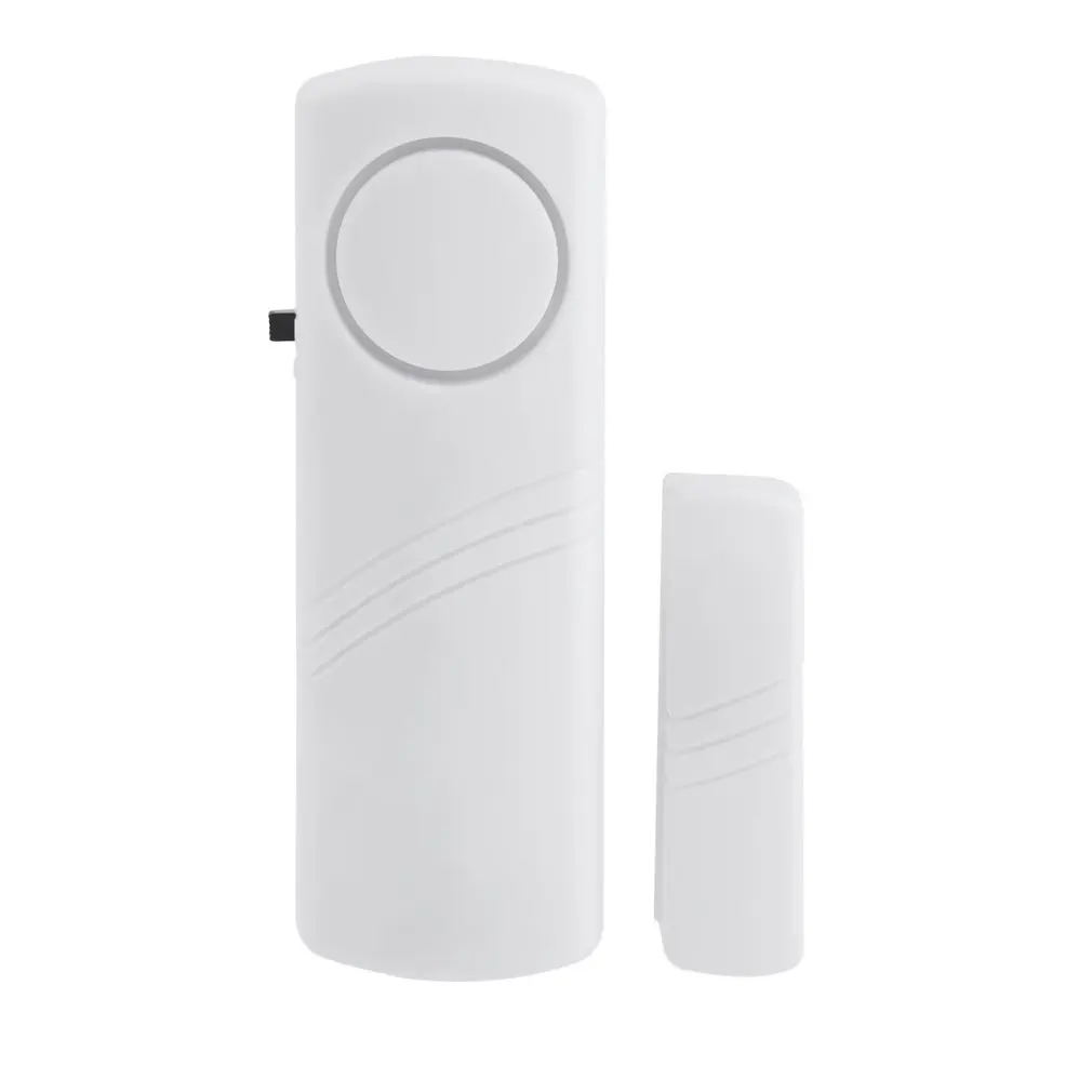 New Door Window Wireless Burglar Alarm with Magnetic Sensor Home Safety Wireless Longer System Security Device 90dB White