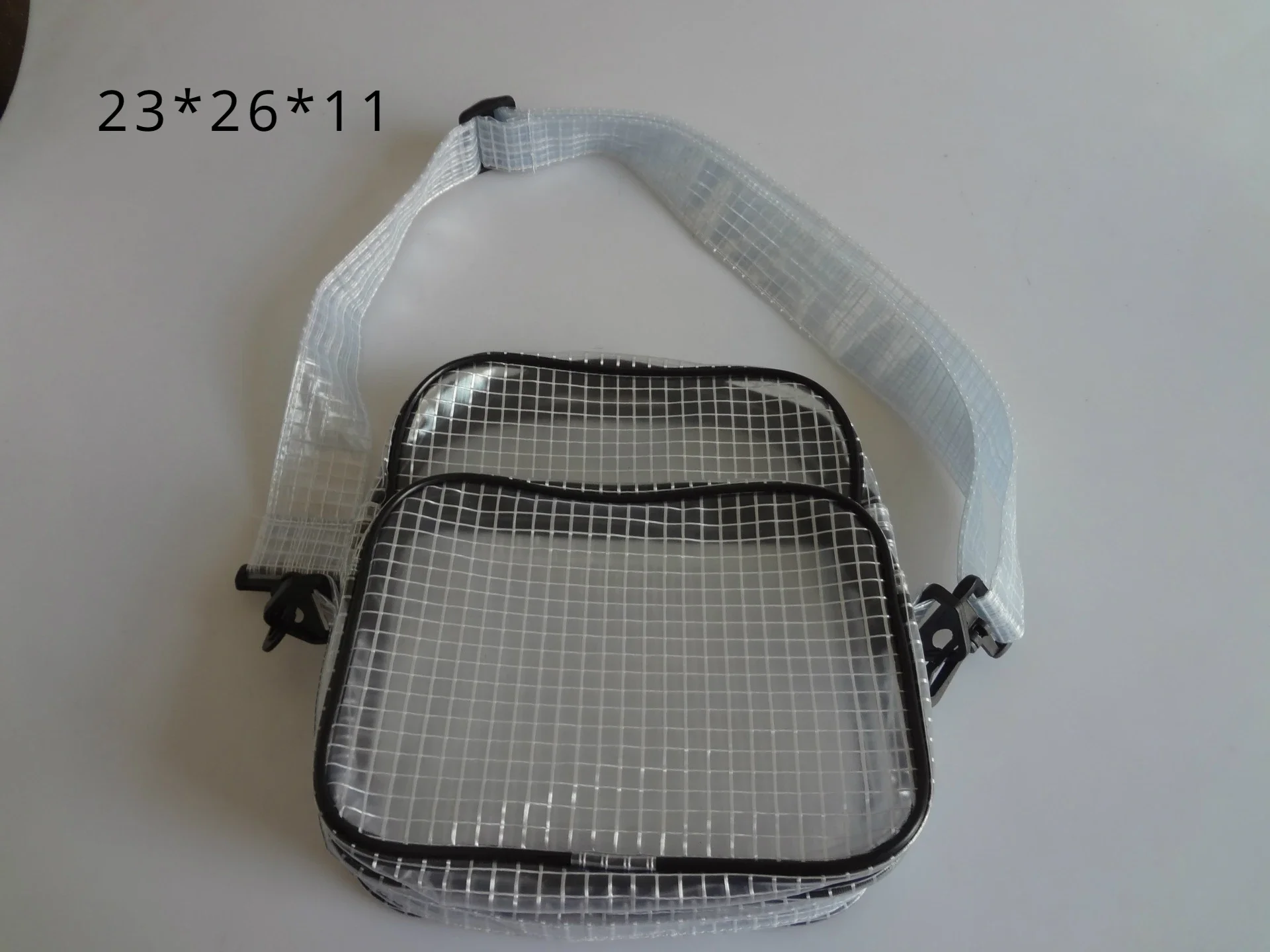 DurableDust-free Bag 23*26*11 Vertical Square Anti-static Full Mesh 12 Inch Korean Crossbody Computer Bag