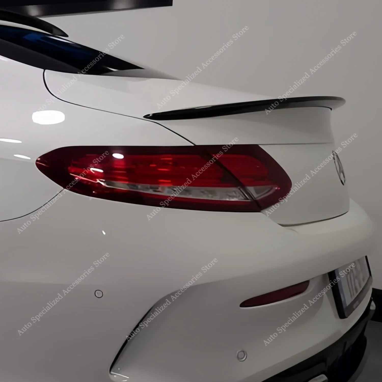 

Задний спойлер в стиле AMG для Mercedes C205 C200 C220 C300 C400 C450 C180 Coupe, задний спойлер багажника 2016-2022, кудрявые комплекты, тюнинг