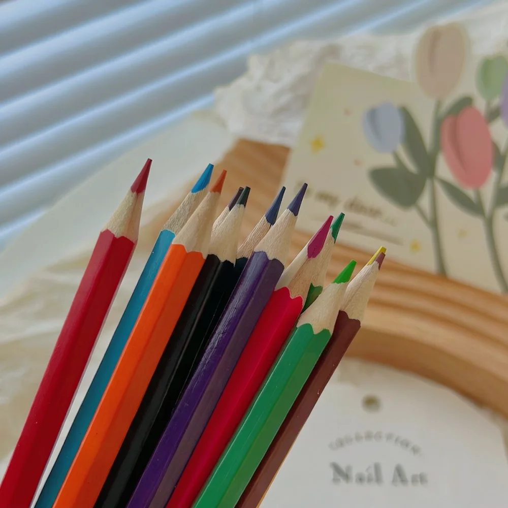 カラーペンシルセット マニキュアネイルアートペイント用 プロ - Colored Pencil Professional のレビューと価格
