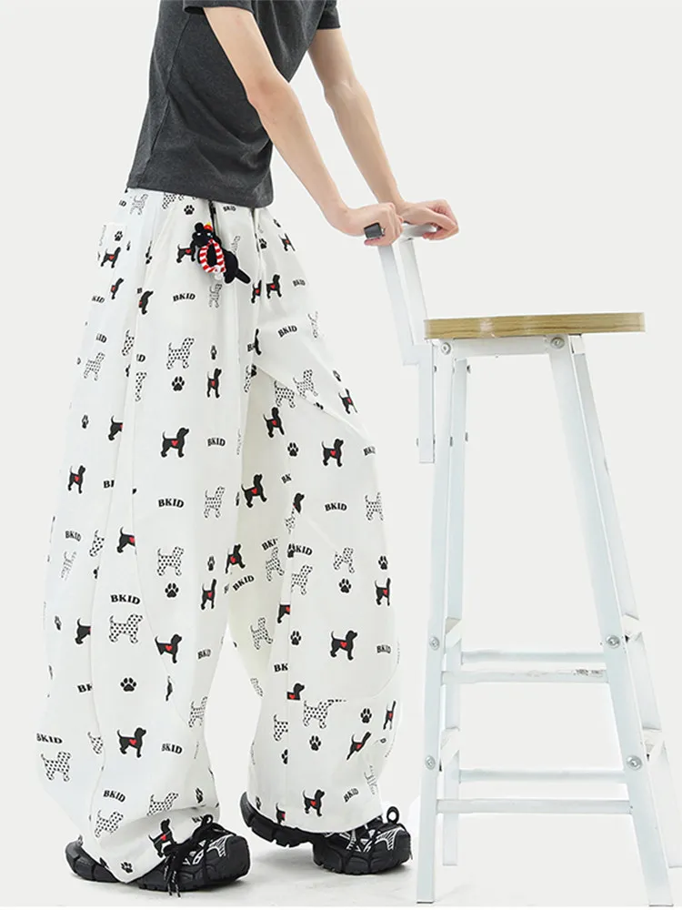 Women  Summer Y2k Long Trousers Baggy Pants Japanese Harajuku 2000s Korean Wide Leg Pantalones High Street Grunge