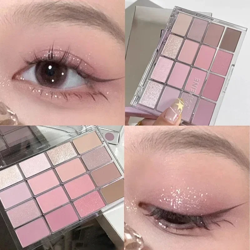 Opruiming Lage verzadiging Oogschaduwpalet Matte waterdichte oogschaduw Bruin Roze Langdurige ogenmake-up Koreaanse cosmetica