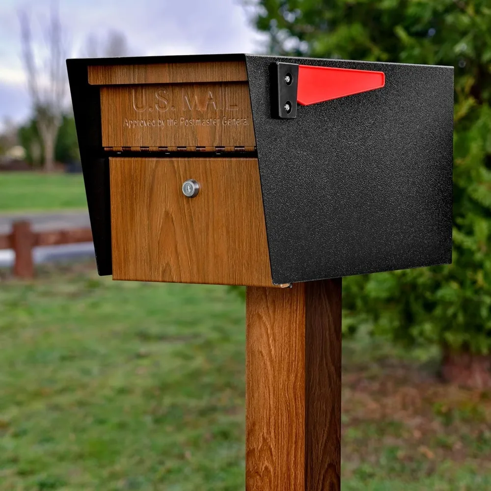 Curbside Mailbox and In-Ground Mounting Post