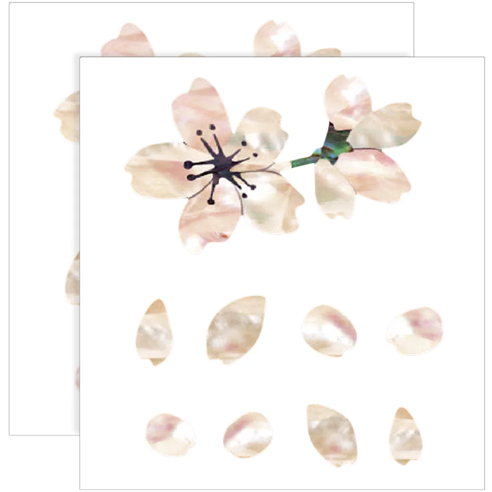 

2 Pcs Windmill Guitar Sticker Electric Acoustic Stickers Pvc Fret Crowning File Bass