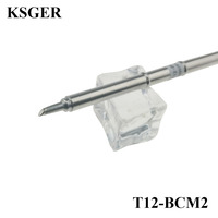 KSGER T12-BCM2 BCM3 Soldering Iron Tips Electric Tools Sting For DIY Soldering Station STM32 OLED DIY V2.1S V2.3 V3.1S 75W