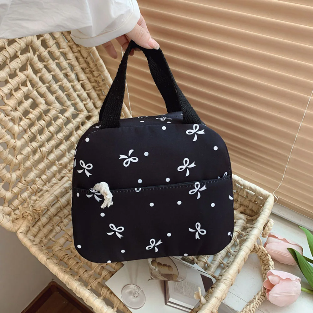 Conjunto de mochila sencilla con bolso y estuche para lápices, bolso escolar que combina con todo, bonito mochila con lazo, mochila escolar para exteriores, 3 uds.