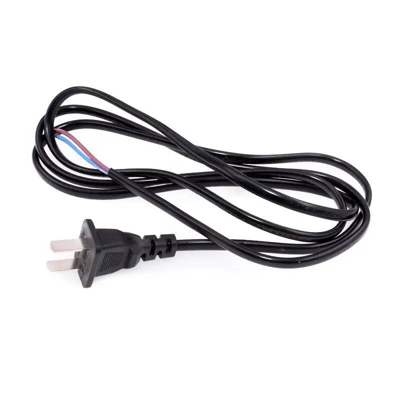 1 Stück Stromkabel mit zweipoligem Stecker, 2*0,75 mm², 1,5 Meter, zweipolig, mit 10A 250V – Detail 1