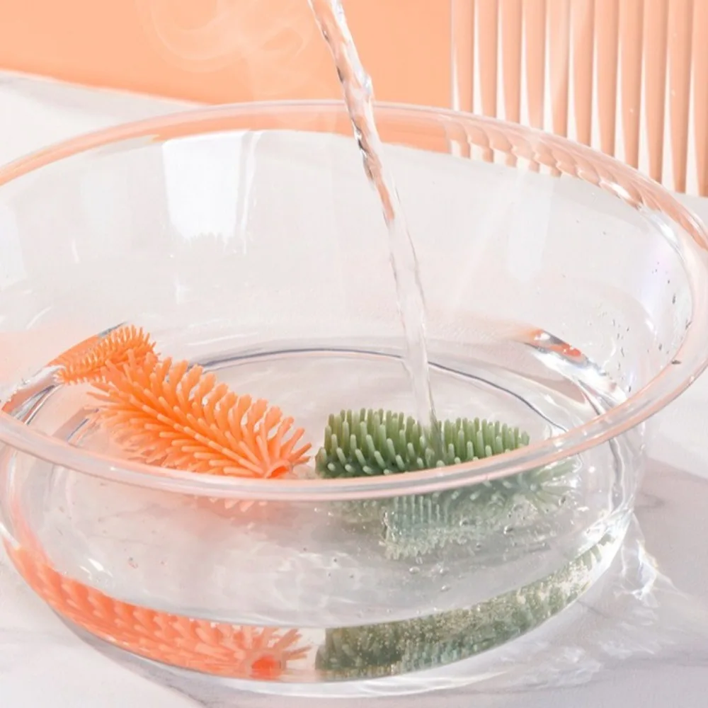 

Soft Head Baby Bottle Cleaner Set Long Handle 360 Degree Rotation Bottle Cleaning Brush Silicone Handheld Water Bottle Cleaner