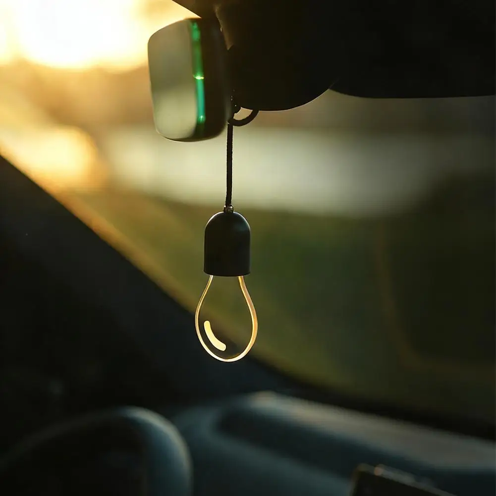 Portable LED Small Bulb Car Interior Light Decor String Hanging Bulb High-end Atmosphere Soft Glow For Long Journeys & Daily